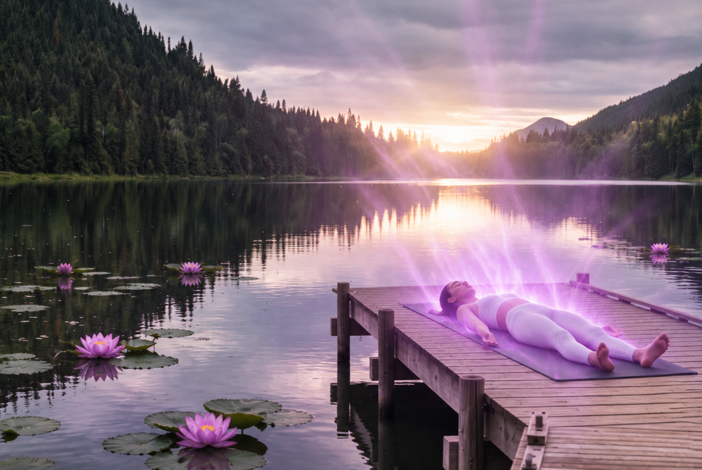 Yoga Nidra LLama violeta